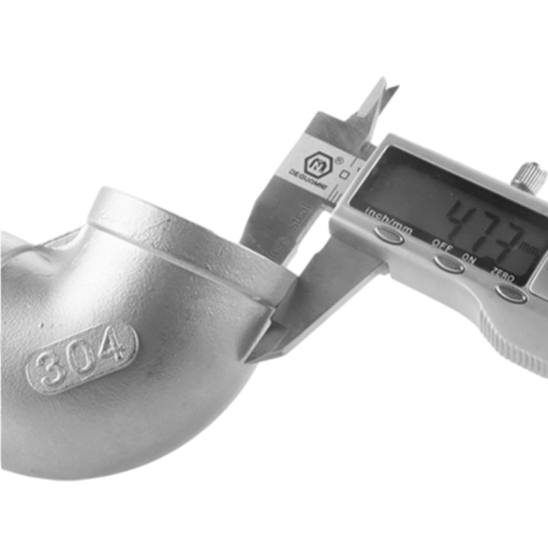 150# SS Pipe Connector gängad passande gata 90 ° grads armbåge